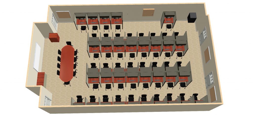 3D engineering of Fort Huachuca classroom construction